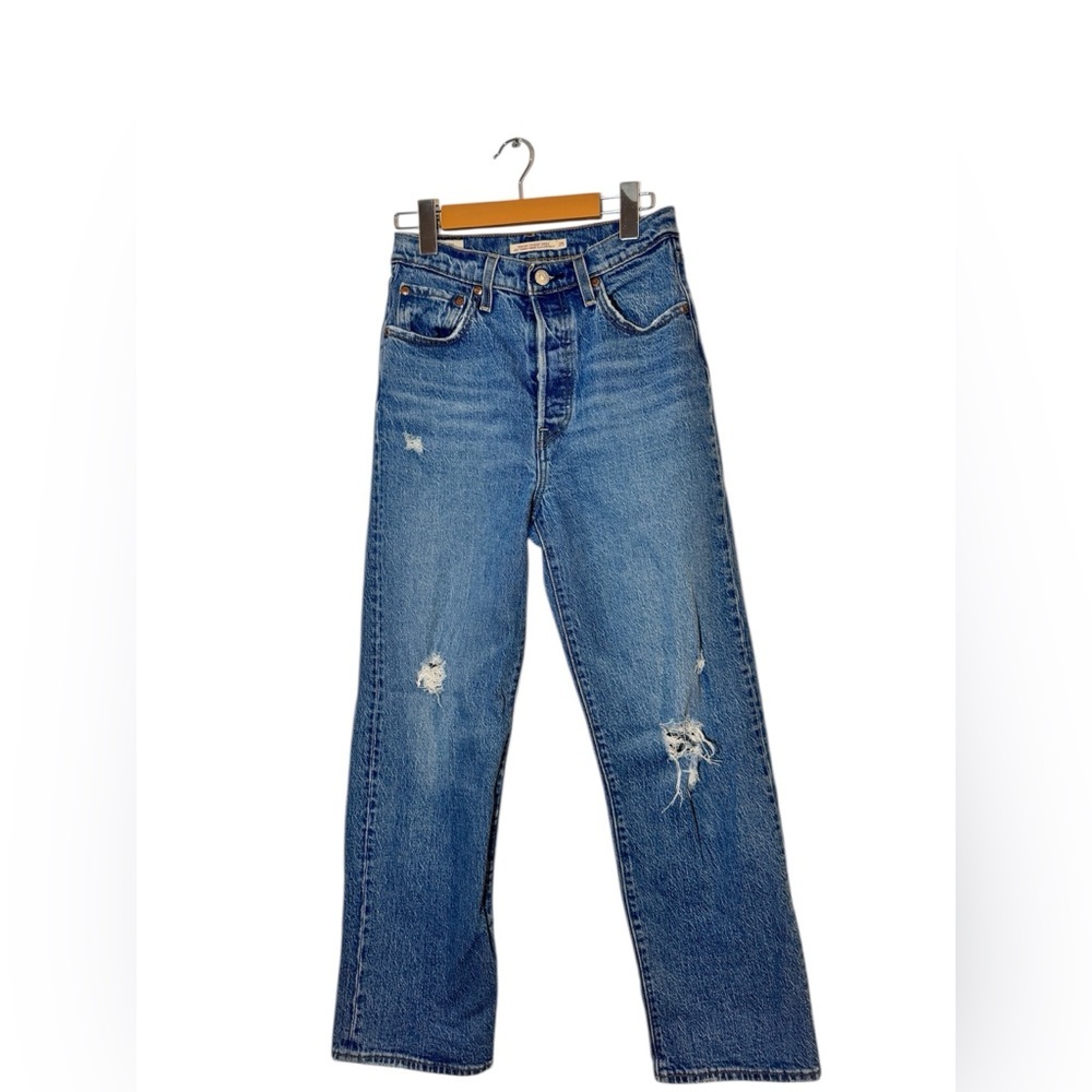 Levi’s Ribcage Straight Ankle Jeans - Size 25
